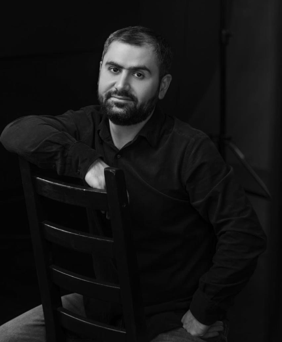 Craftsperson working on leather